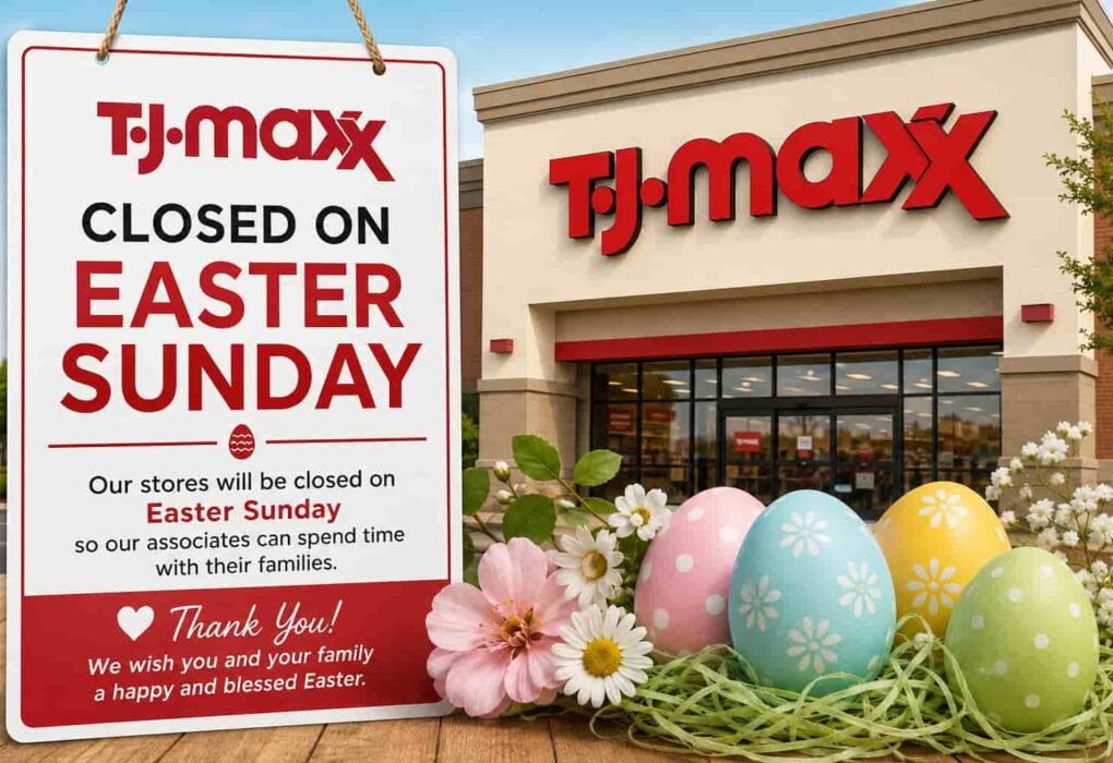 TJ Maxx Closing Easter Sunday
