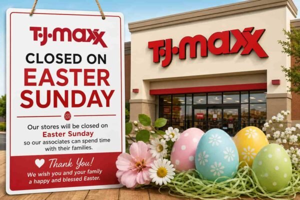 TJ Maxx Closing Easter Sunday